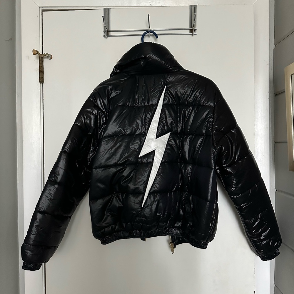 Aviator nation puffer, worn once perfect condition